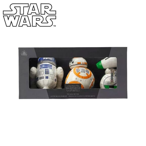 Disney Star Wars The Saga Edition Droid Plush Set Limited Release New In Box - Picture 1 of 7